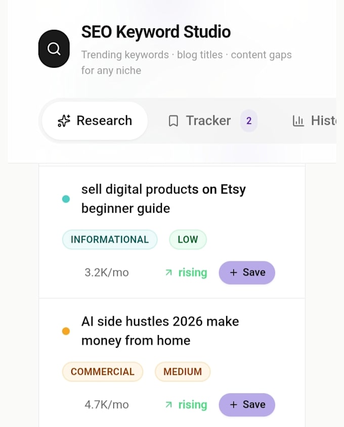 do SEO keyword research and find content gaps for your niche