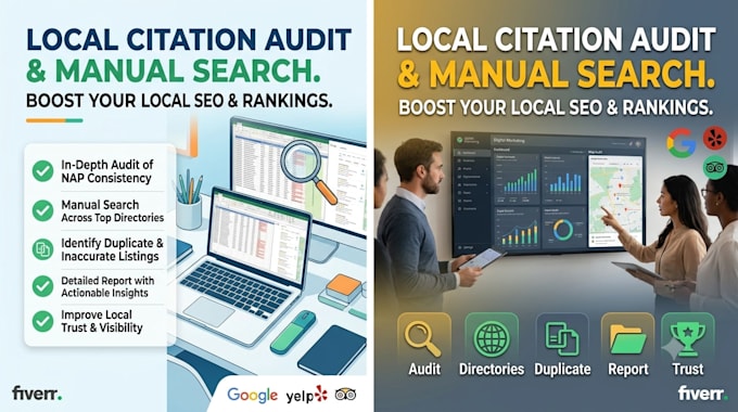 local citation audit and manual search
