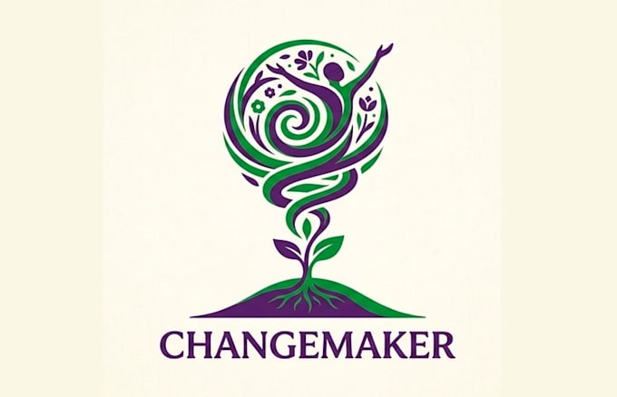 design unique change maker logo