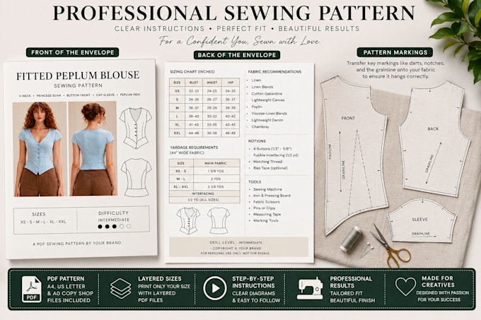 write edit and clarity your sewing pattern instructions 3d model