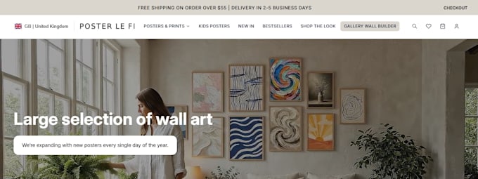 design and develop a premium shopify art print
