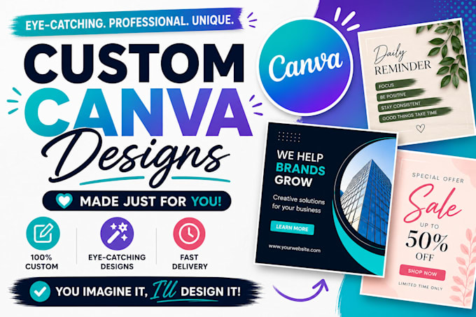 create a canva design based on what you ask