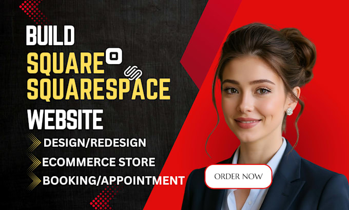 design a modern square websitesquare online store or redesign your business site