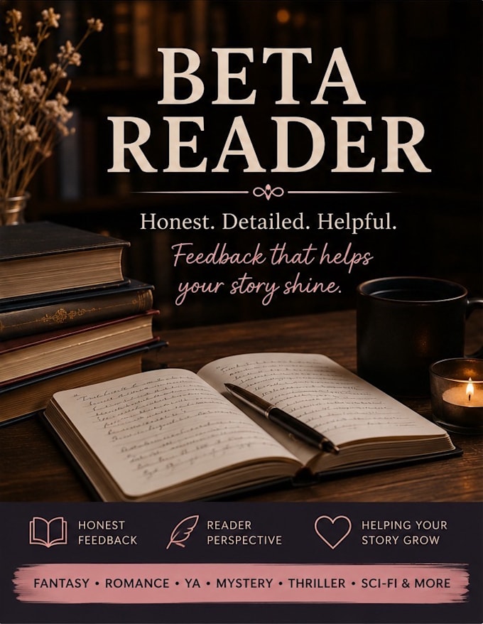 beta read your novel and provide detailed feedback