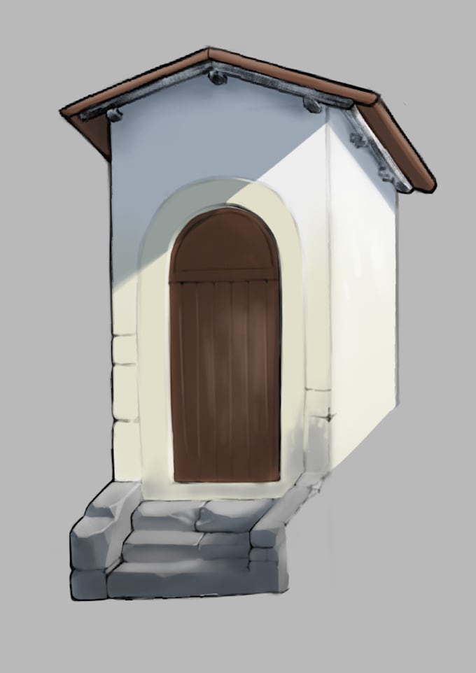 draw semi realistic objects or buildings
