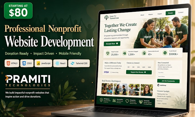 build a compelling static website for your nonprofit or ngo