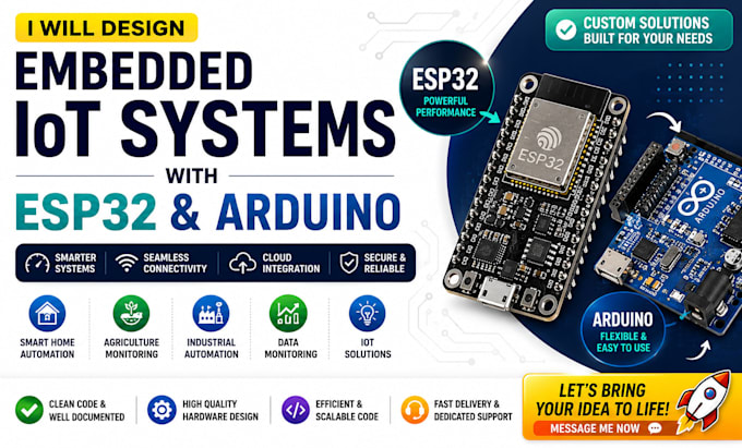 design embedded iot systems with esp32 and arduino