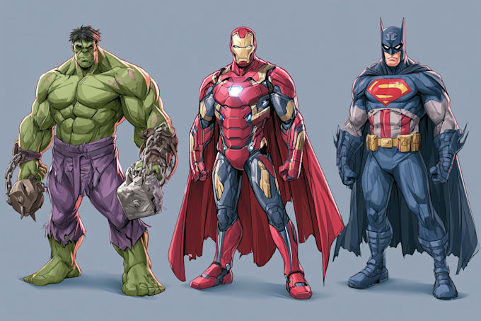 do a superhero comic