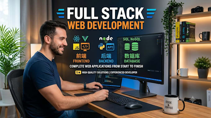 develop a modern full stack web application