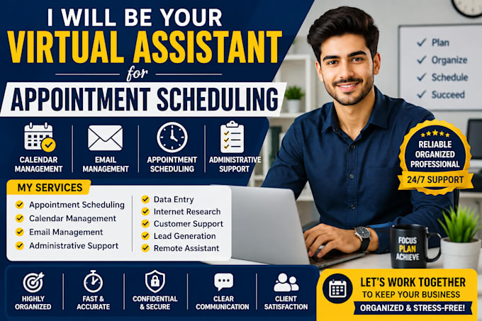 sales manager virtual assistant for appointment scheduling