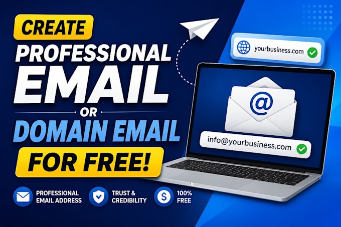 create professional email or domain email