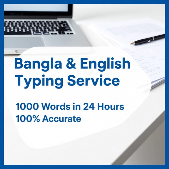 bangla and english typing, transcription, data entry