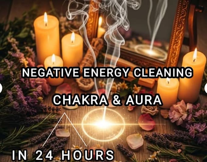 cast a distance healing cleansing spell to clear your aura