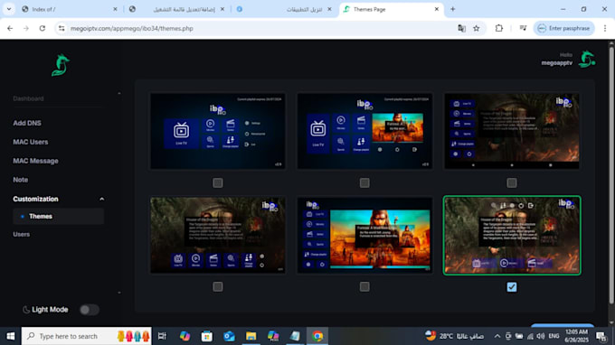 provide iptv app and panel source files for rebranding