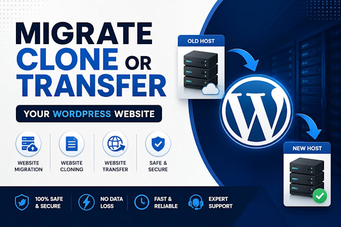 migrate, clone or transfer your wordpress website