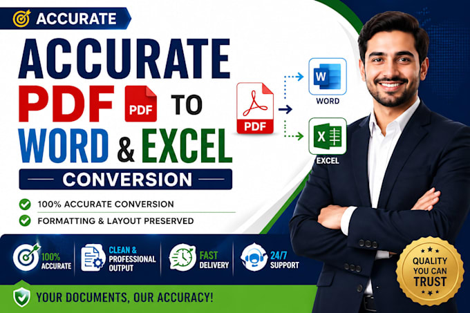 accurate PDF to word and excel conversion