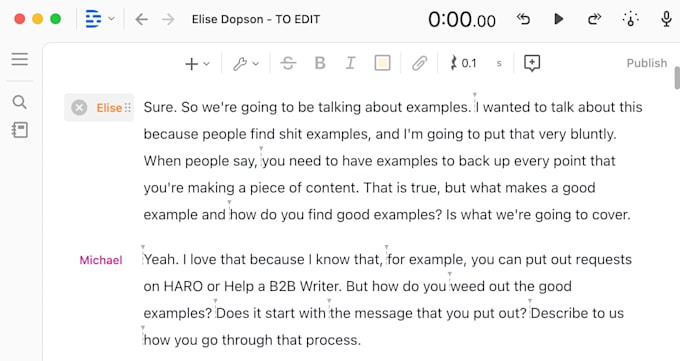 audio and video transcription
