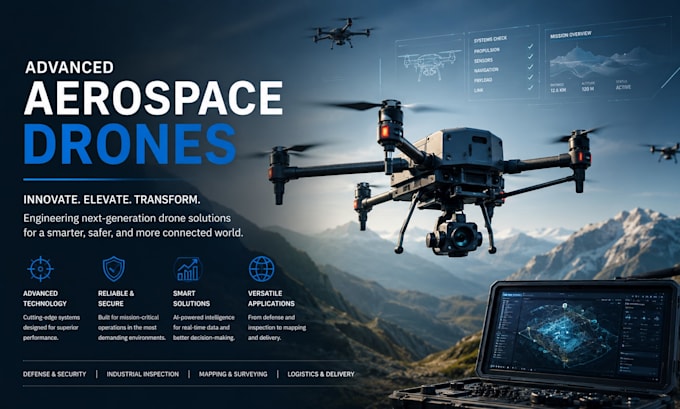 create aerospace pitch deck, drone investor presentation,funding strategy