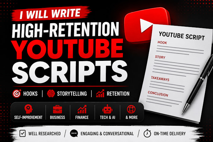 write a script for youtube