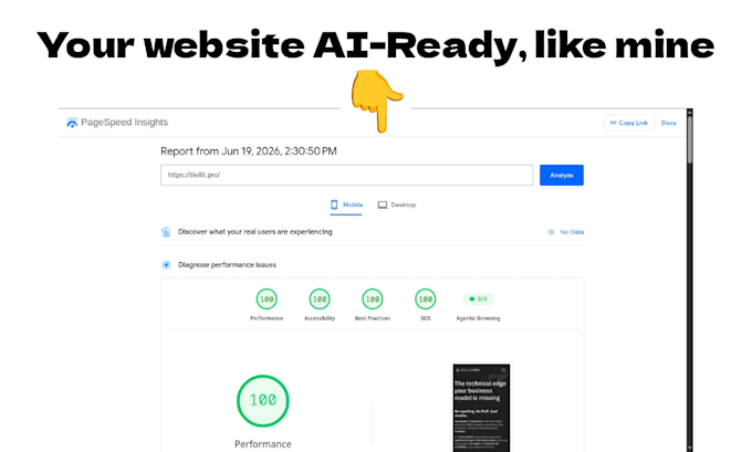 optimize your website for google agentic browsing and GEO