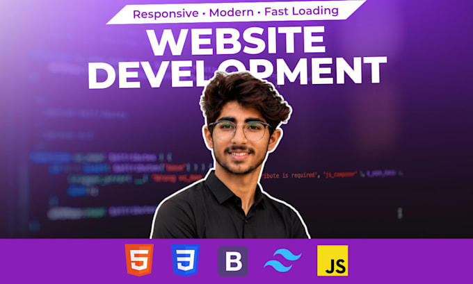 be HTML CSS static website maker or frontend web developer