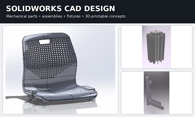 design mechanical parts and assemblies in solidworks