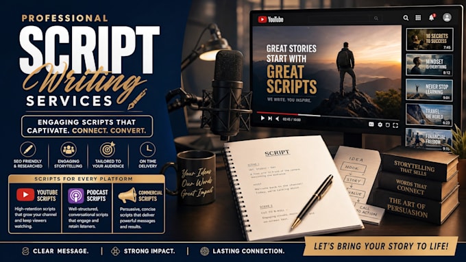 do script writing for you