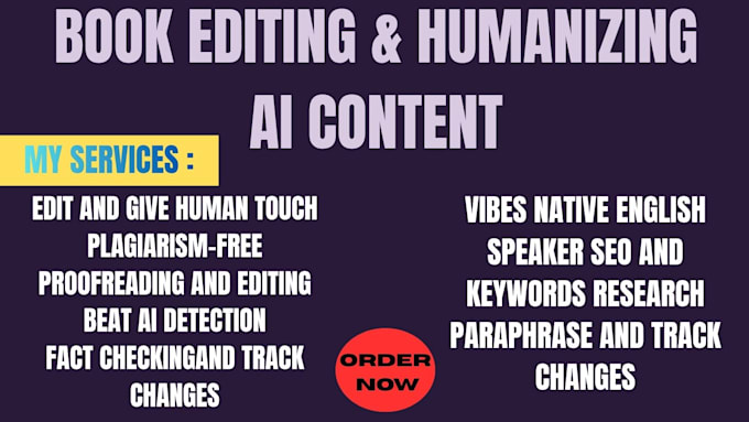 humanize ai content edit rewrite remove ai content humanize proofreading