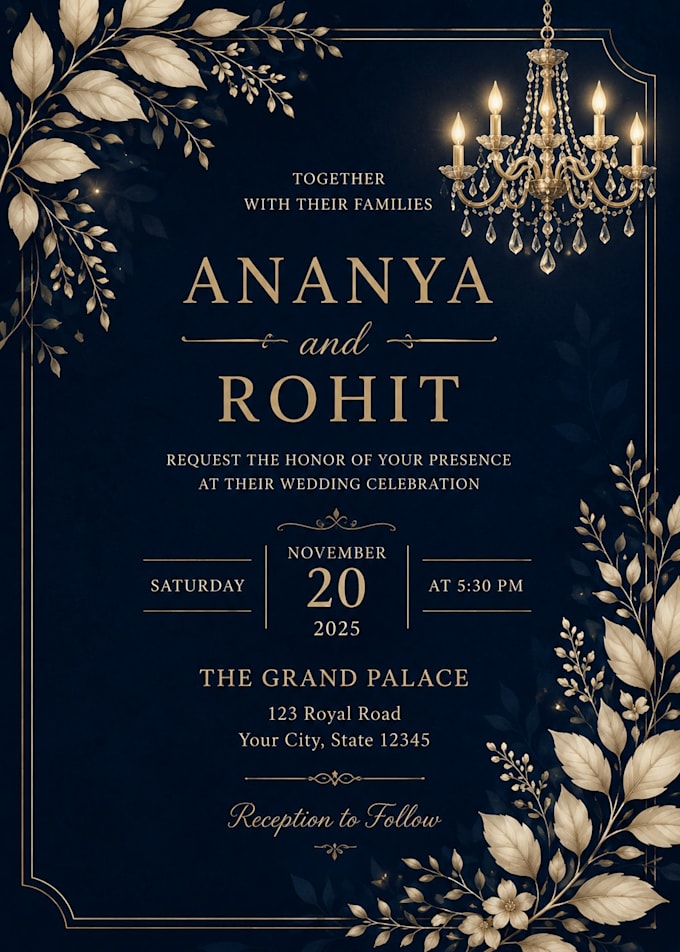 digital invitation card design services