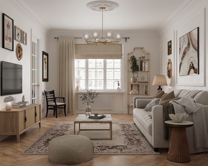 create photorealistic interior 3d renderings