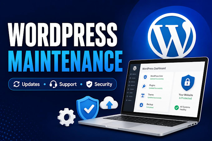 provide wordpress maintenance, updates and support