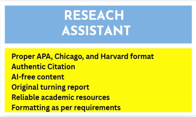 academic research report on a given topic