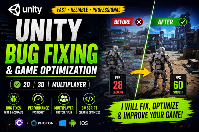 fix unity bugs, optimize performance