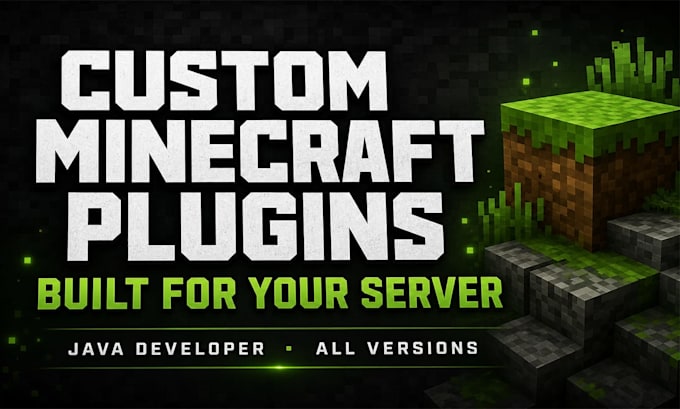 build custom minecraft plugins for your java edition server