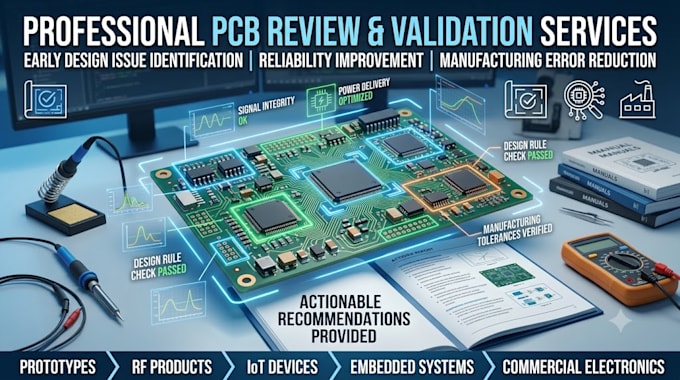 review pcb signal integrity, pcb testing, rf circuits, enclosure integration