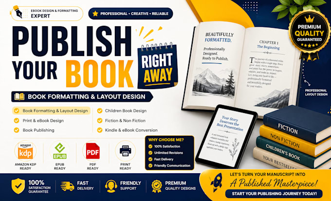 do book formatting, kdp book publishing, paper back, kindle ebook formatting