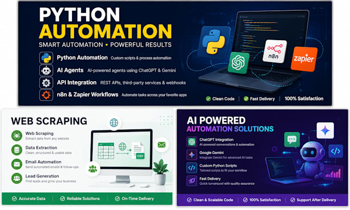 create python automation scripts and fix python code bugs