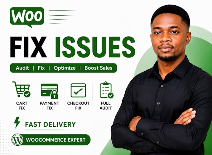 fix and audit woocommerce checkout cart and payment issues