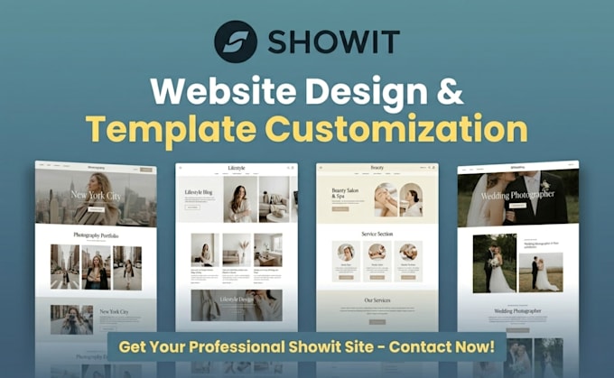 design showit website costomize showit template redesign showit booking website