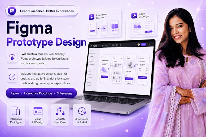 design a complete UI UX of your web app or website on figma