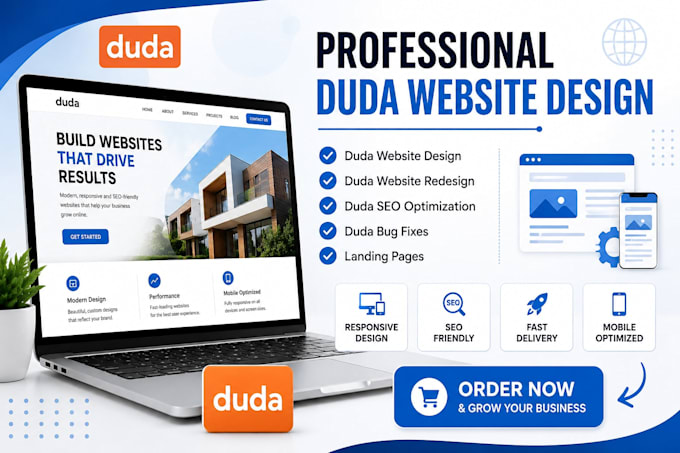 do duda website design, duda website redesign duda bug fix and duda maintenance