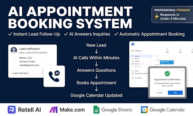 build an ai appointment booking and lead follow up system
