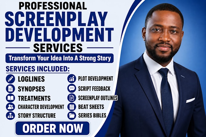 write a professional logline, synopsis, or screenplay treatment