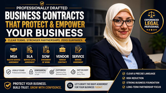 draft msa sla sow vendor contract and service agreement