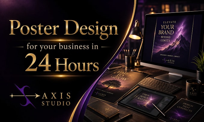 design a professional eye catching poster