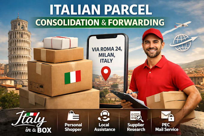 provide an italian address for parcel forwarding