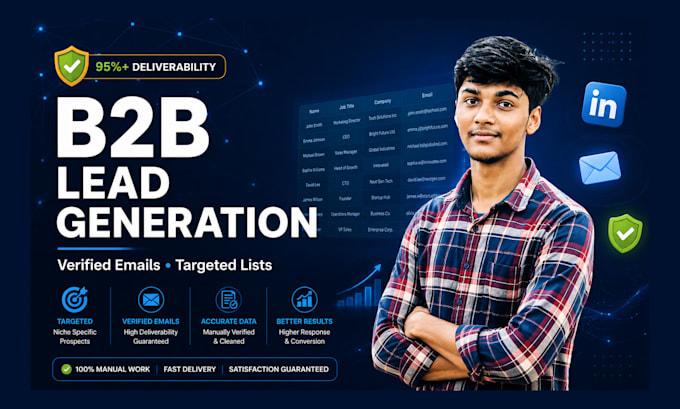 build a verified b2b lead list for cold email outreach