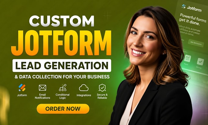 create professional jotform forms for lead generation and data collection