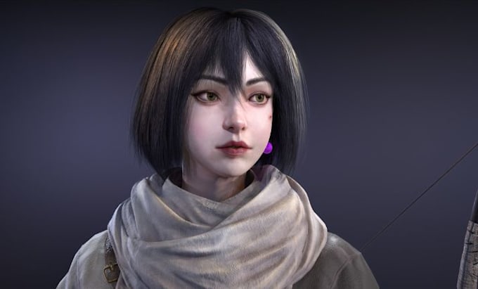 sculpt 3d model character quality tuber avatar modeling rigging 3d printing