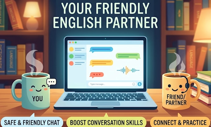 be your friendly english conversation partner